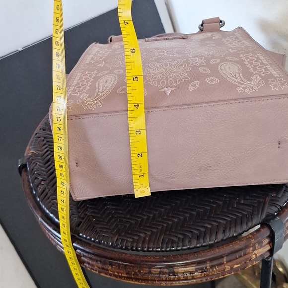 Wrangler Pink Paisley Satchel Handbag Crossbody Bag - Picture 13 of 16